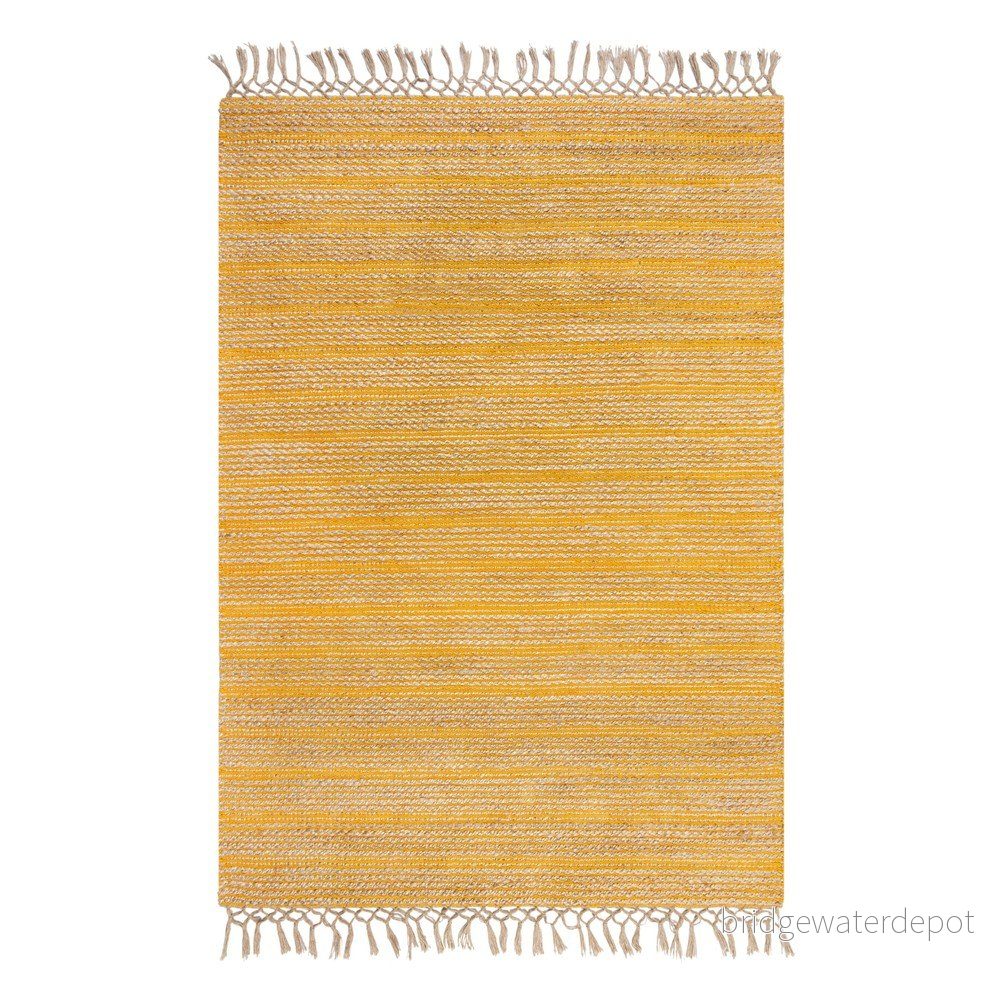 Žlutý jutový koberec Flair Rugs Equinox, 160 x 230 cm v:1398743