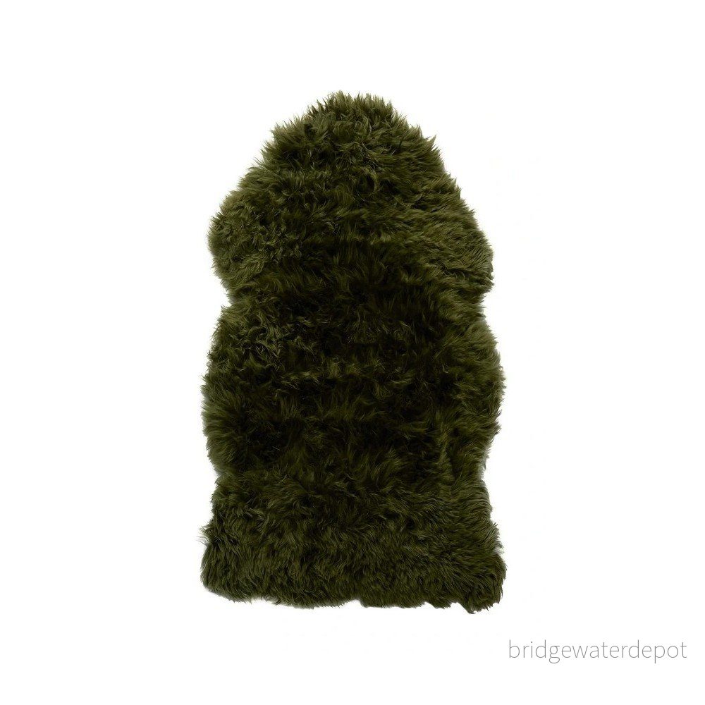 Zelená ovčí kožešina Native Natural Sheep, 60 x 120 cm v:1406279