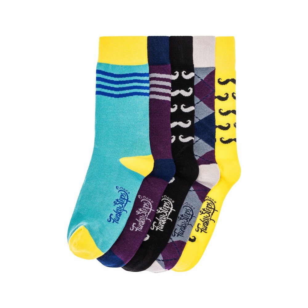 Sada 5 párů unisex ponožek Funky Steps Fenkey, velikost 39/45 v:876106