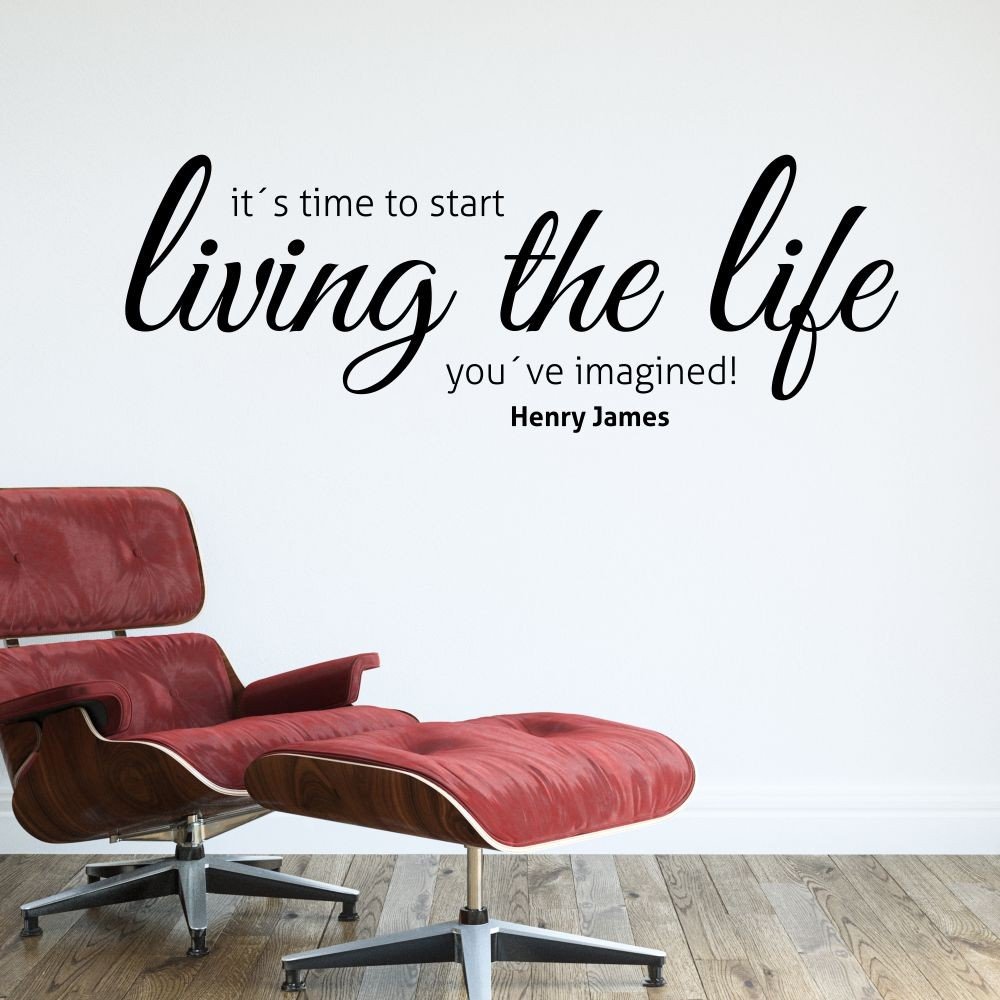 Samolepka na stěnu Wallvinil Living the life v:714578