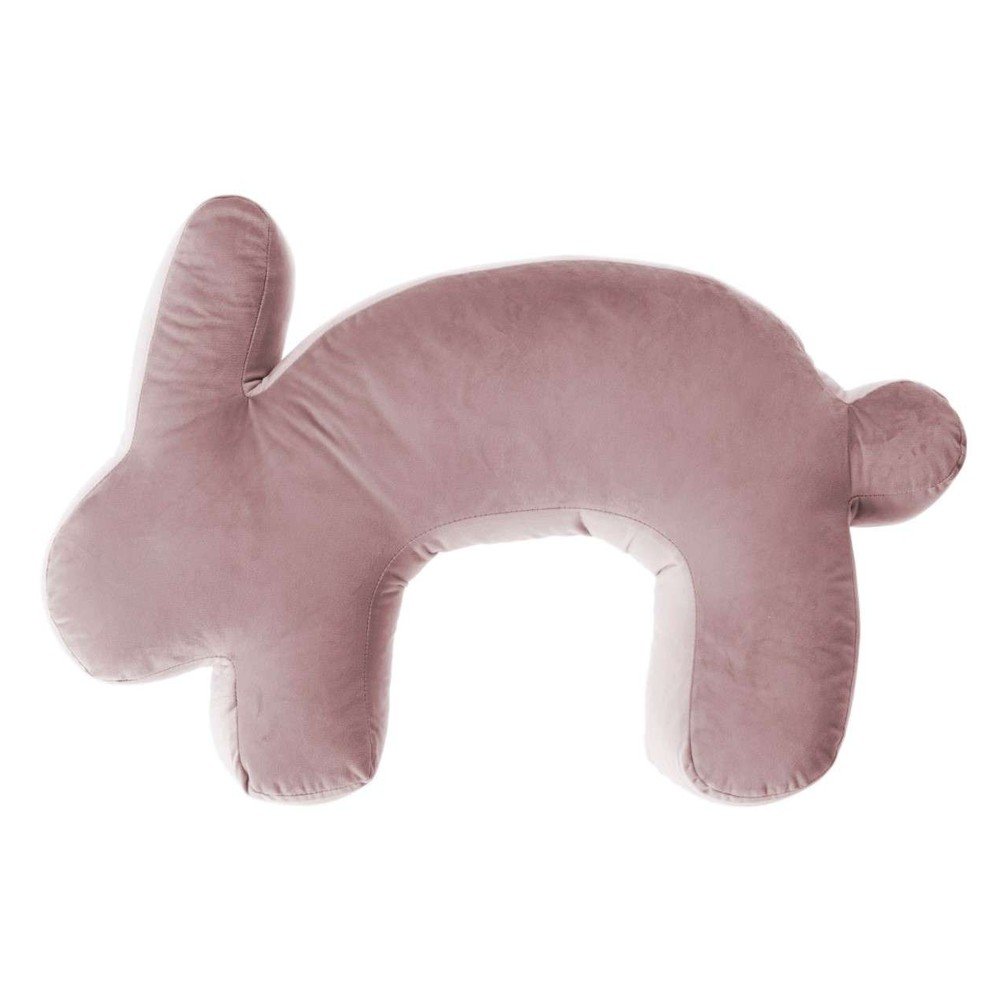 Růžový kojicí polštář Velvet Bunny – Yellow Tipi v:1555860