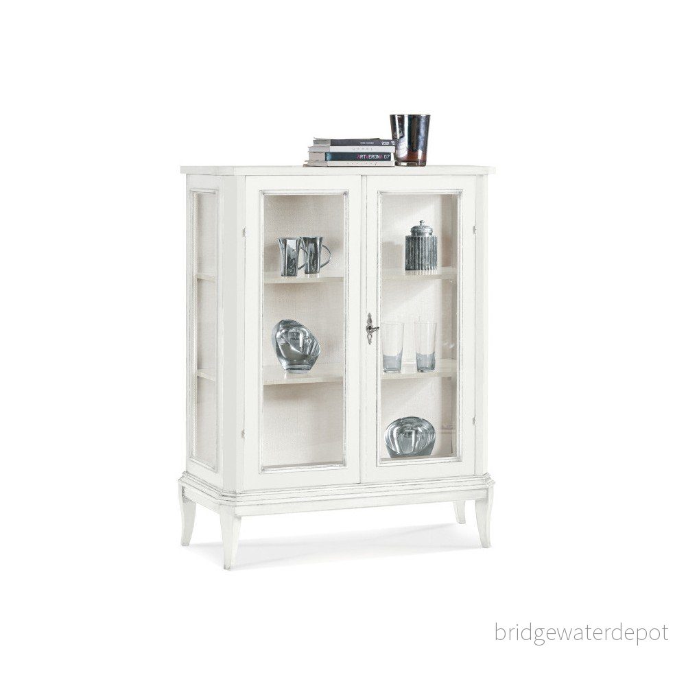 Bílá dvoudveřová dřevěná vitrína Castagnetti Venezia v:845094