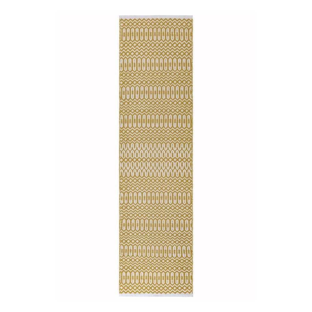 Bílo-žlutý běhoun Asiatic Carpets Halsey, 66 x 240 cm v:1395681 Bílo-žlutý běhoun Asiatic Carpets Halsey, 66 x 240 cm v:1395681
