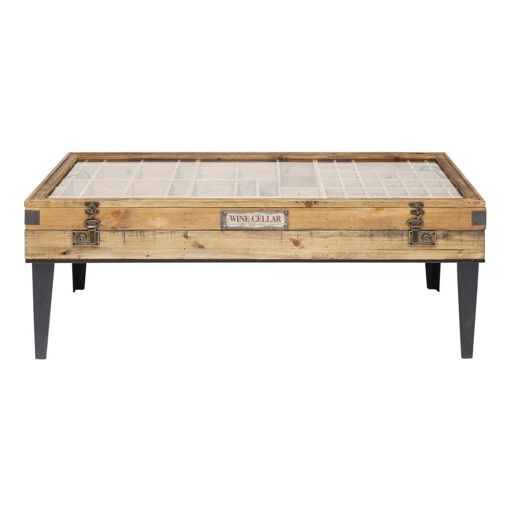 Konferenční stolek ze skla a kovu Kare Design Collector, 122 x 55 cm v:1085084
