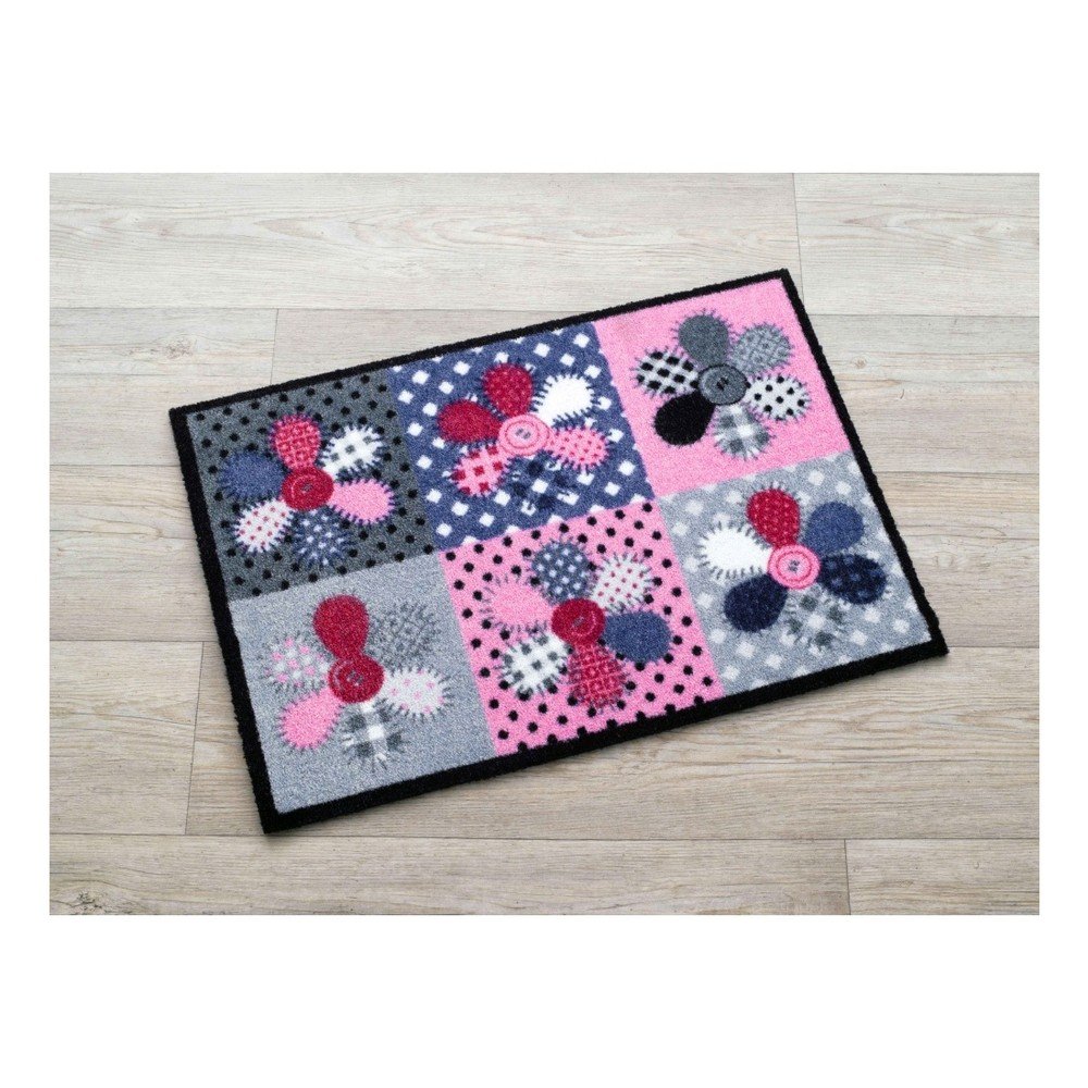 Fialovo-růžový koberec Zala Living Fleur, 50x70 cm v:775410