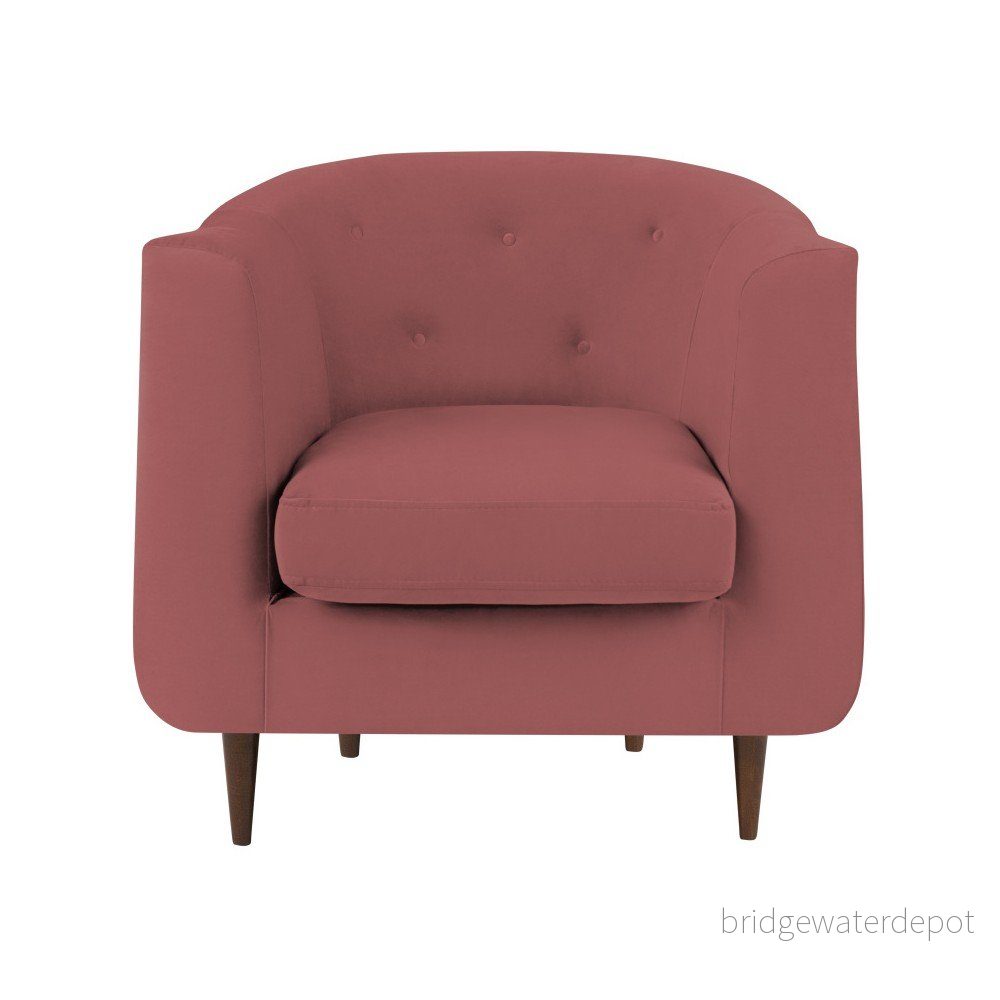 Růžovočervené křeslo Kooko Home Love v:993262