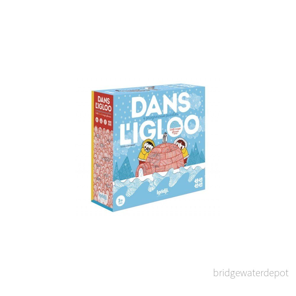 4 objevovací puzzle se dvěma lupami Londji Iglu v:1385365