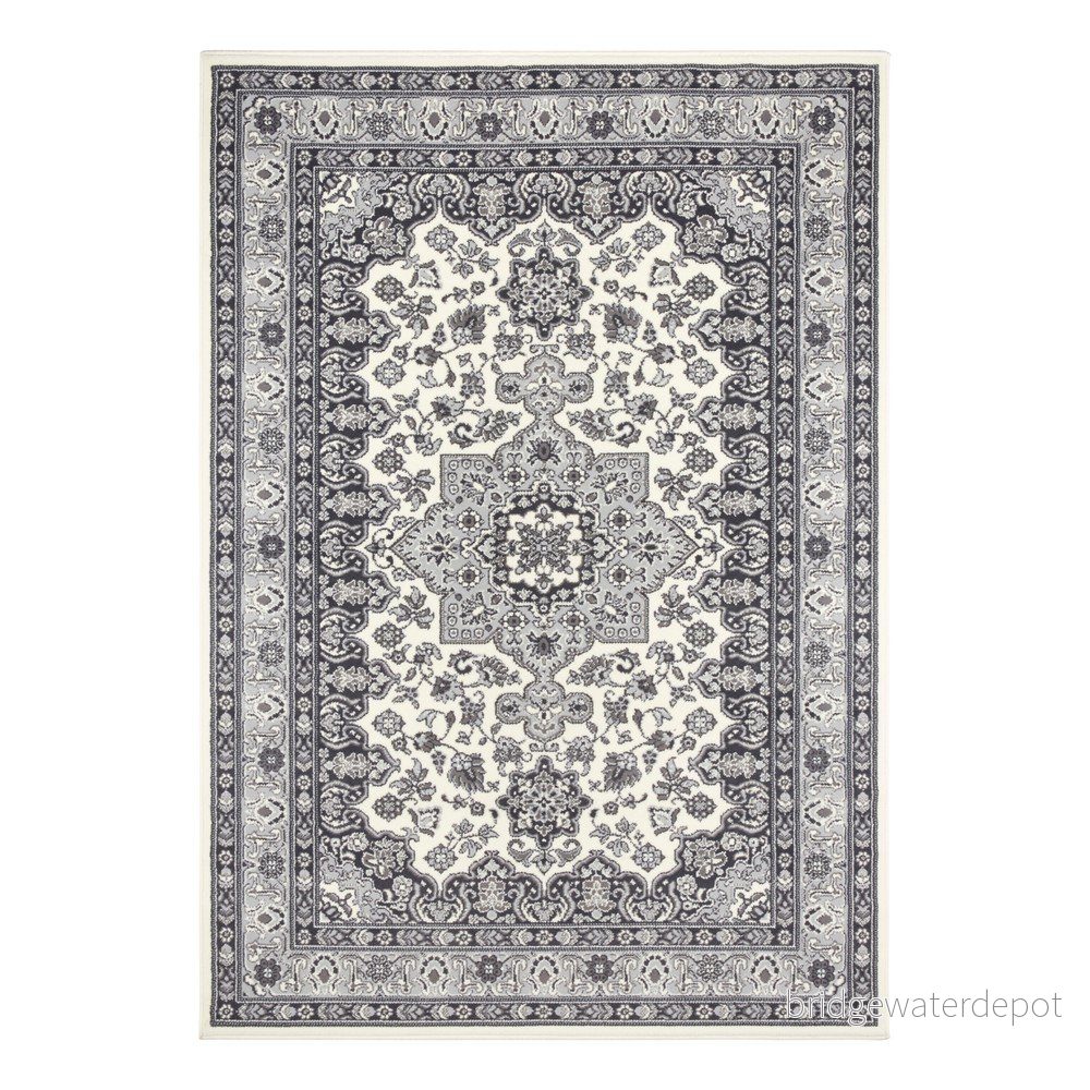 Krémově-šedý koberec Nouristan Parun Tabriz, 200 x 290 cm v:1332016