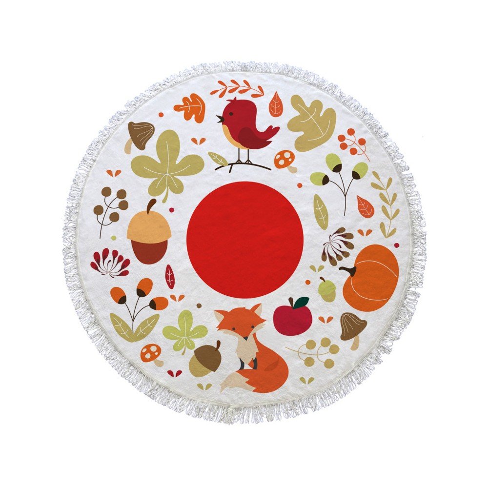 Kruhová osuška Foxy, ⌀ 105 cm v:825132