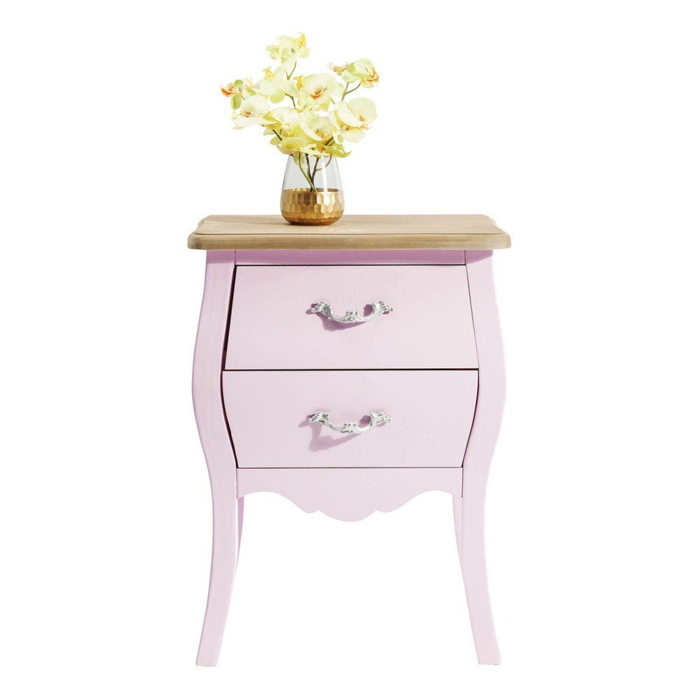 Růžová dřevěná komoda Kare Design Romantic v:894494