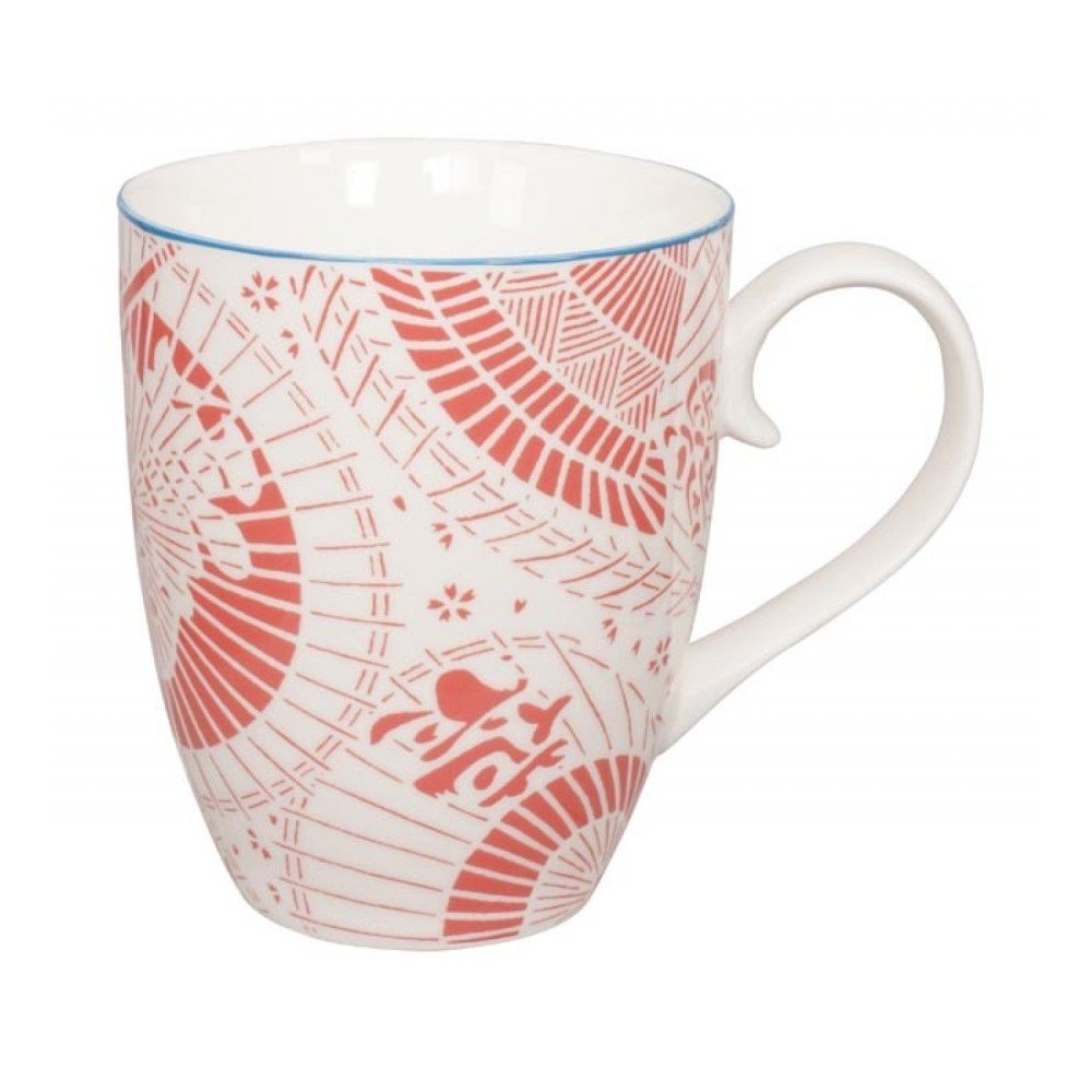 Červeno-bílý porcelánový hrnek Tokyo Design Studio Shiki, 380 ml v:932612