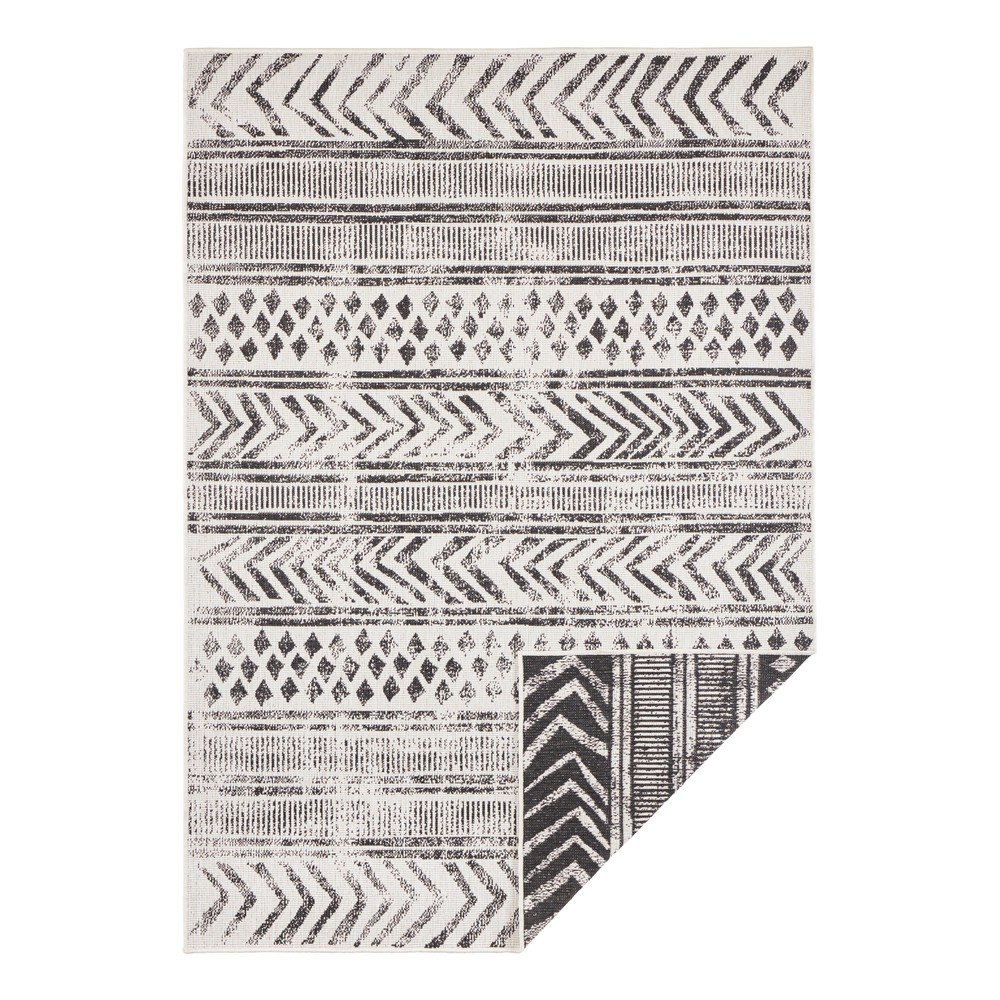 Černo-krémový venkovní koberec NORTHRUGS Biri, 200 x 290 cm v:1337853