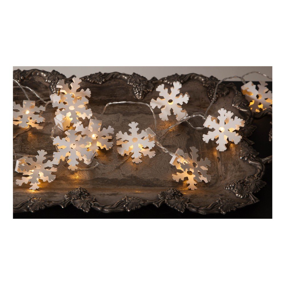 Svítící LED řetěz Best Season Paperwork Snowflakes v:918362
