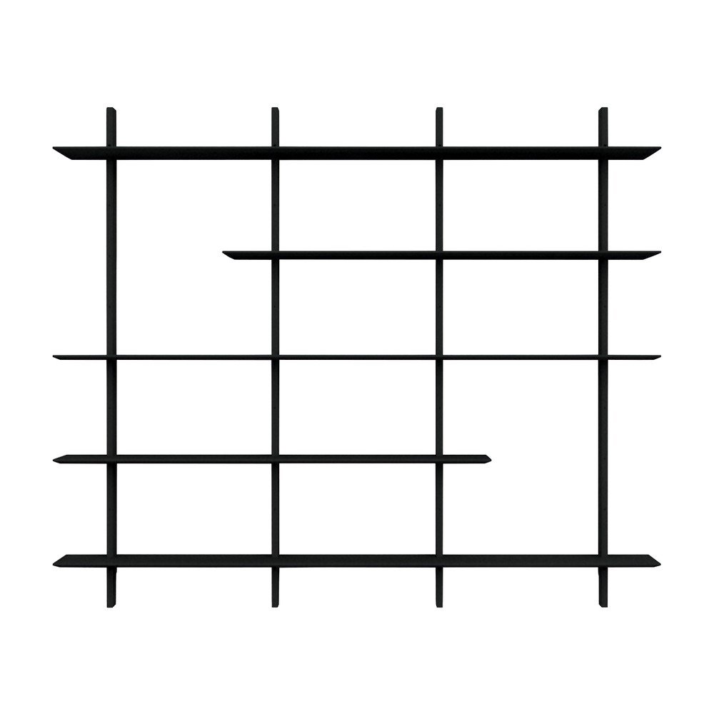 Černý modulární policový systém 224×190 cm Bridge – Tenzo v:1367053