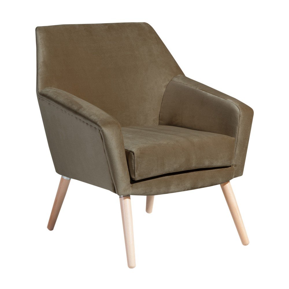 Světle hnědé křeslo Max Winzer Alegro Suede v:894844