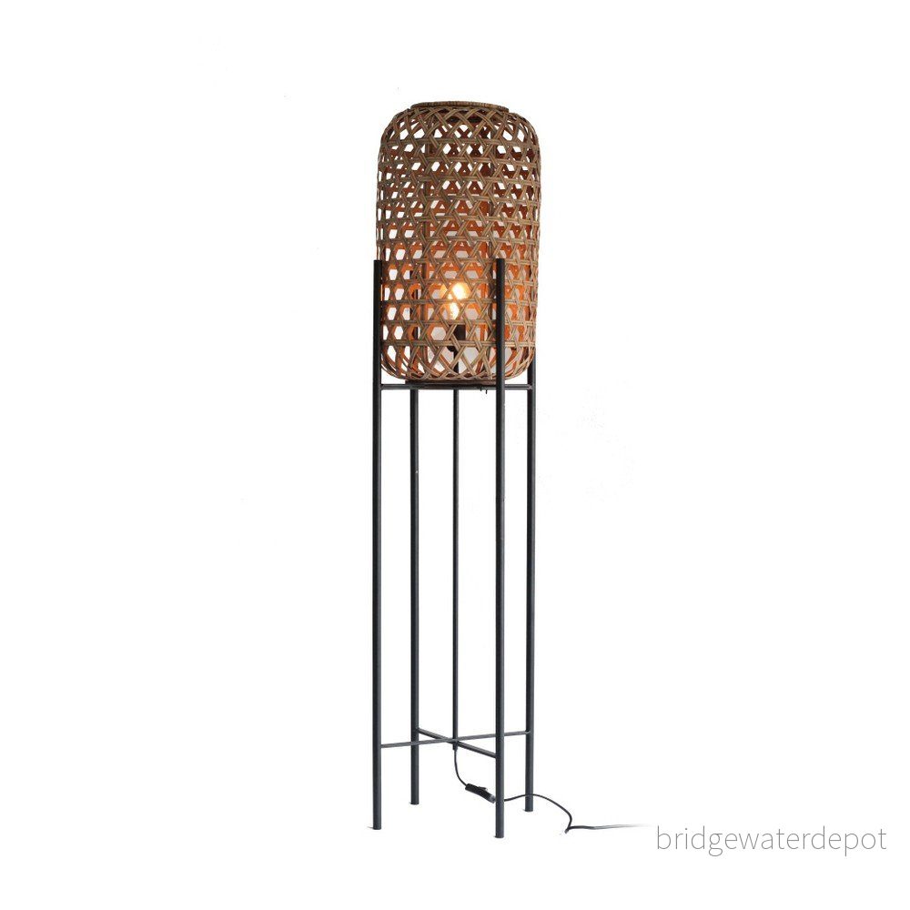 Šedá stojací lampa Red Cartel Bali v:1160554