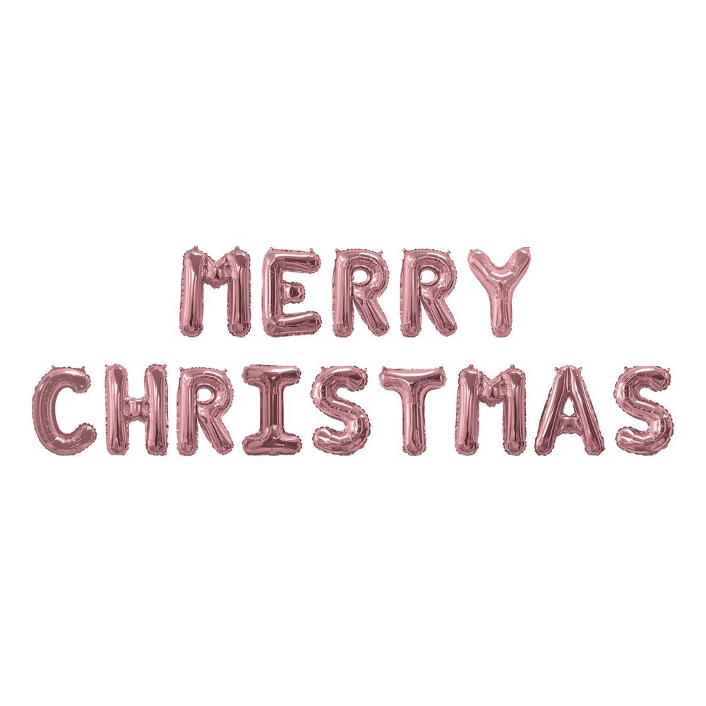 Dekorativní vánoční balonky v barvě růžového zlata Neviti Merry Christmas v:1318174