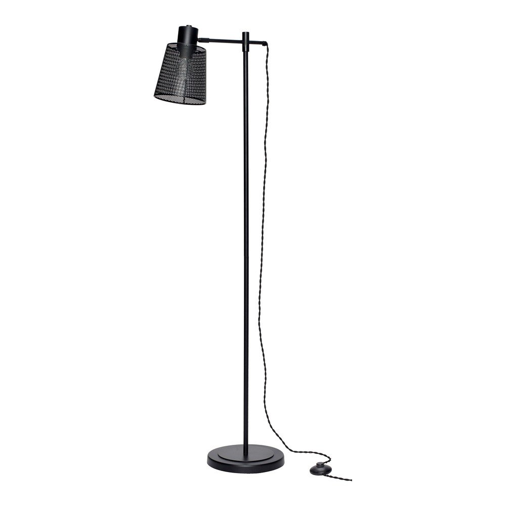 Černá volně stojící lampa Hübsch Laharho v:1261856