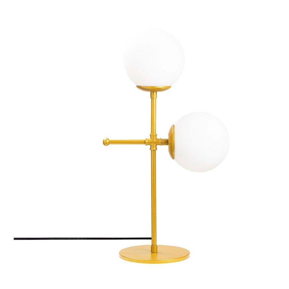 Stolní lampa ve zlato-bílé barvě Opviq lights Mudoni v:1333158