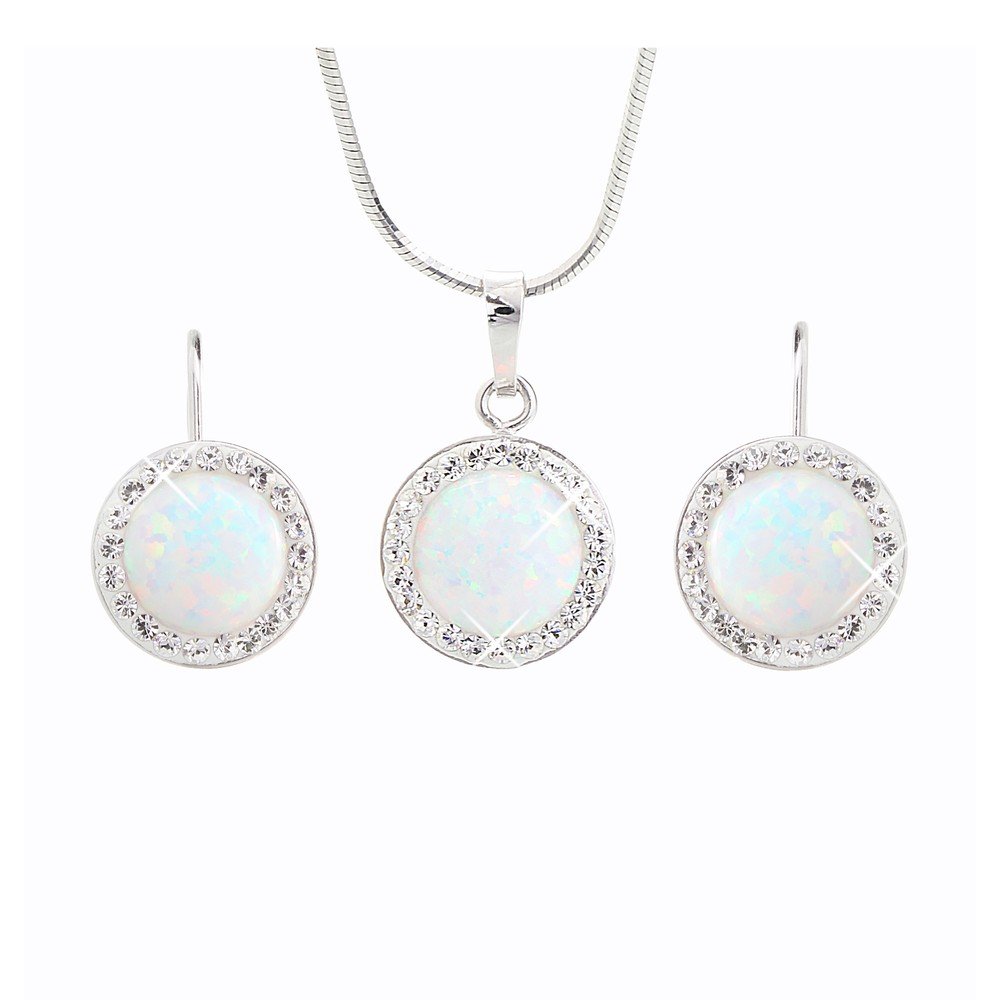 Set náušnic a náhrdelníku Laura Bruni White Sky v:924422