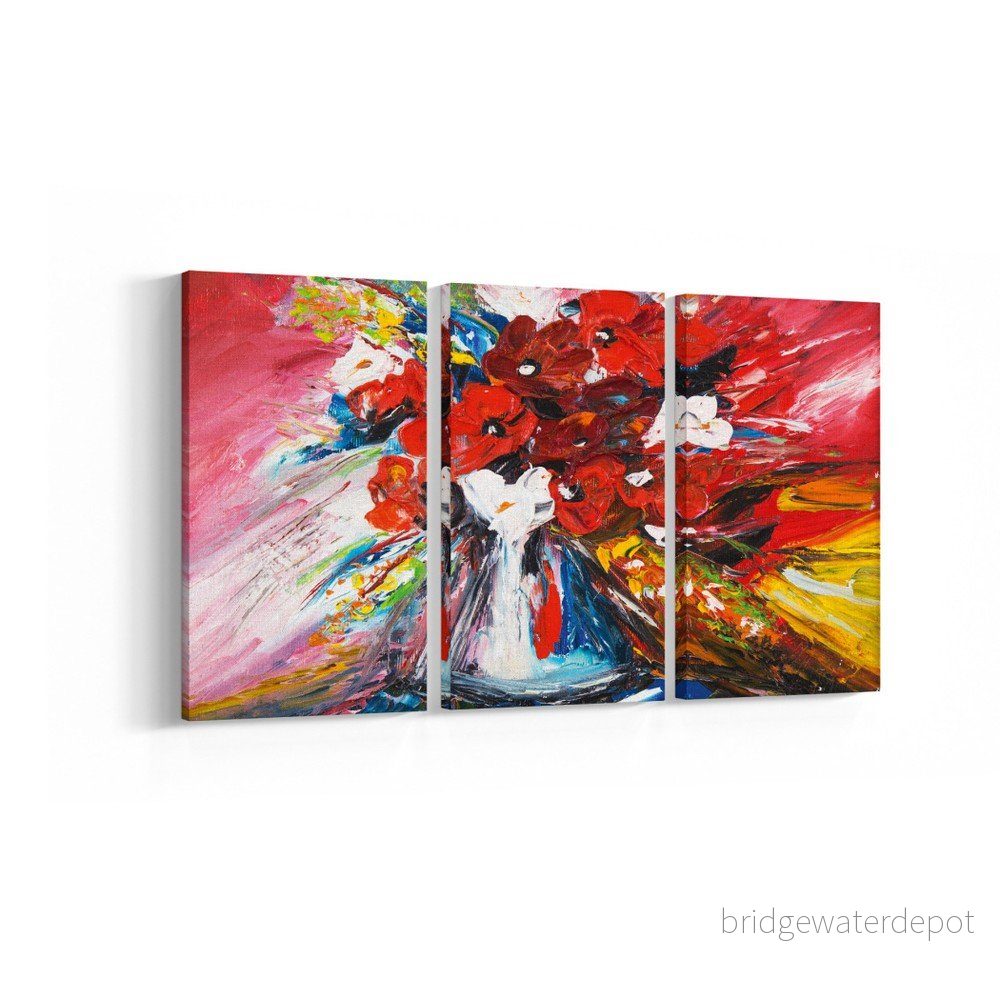 3-dílný obraz Abstract Vase, 20 x 40 cm v:956082 3-dílný obraz Abstract Vase, 20 x 40 cm v:956082