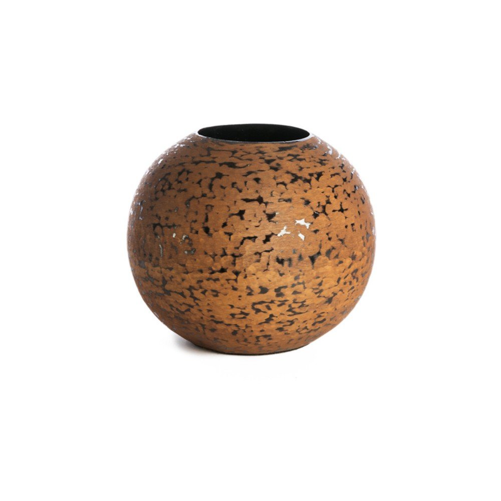 Hnědá váza Simla Ball, ⌀ 33 cm v:1295368