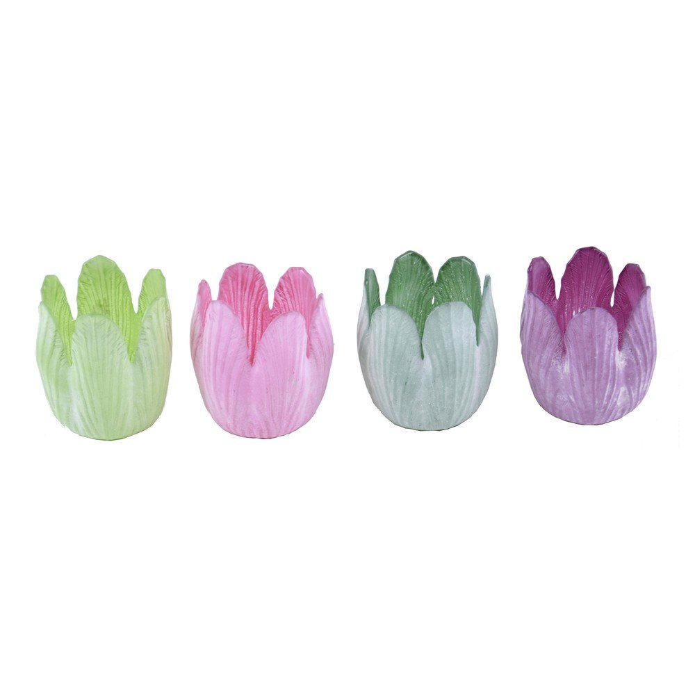Sada 4 skleněných svícnů Ego Dekor Candle, ⌀ 6,5 cm v:1332238