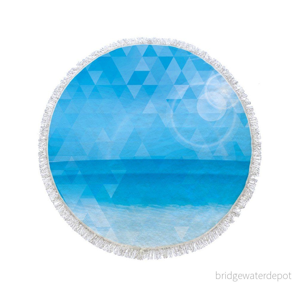 Kruhová osuška Sparkling Sea, ⌀ 150 cm v:825154