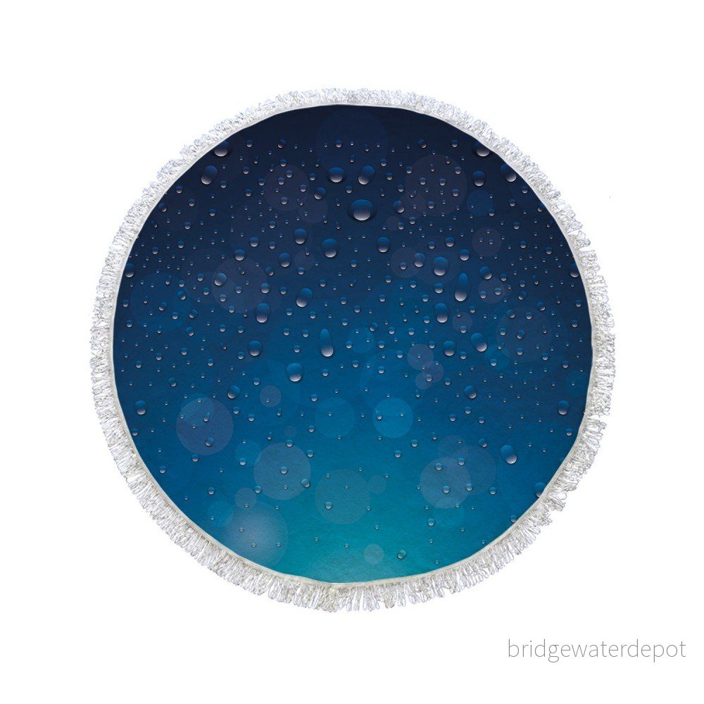 Kruhová osuška Drops, ⌀ 105 cm v:825122
