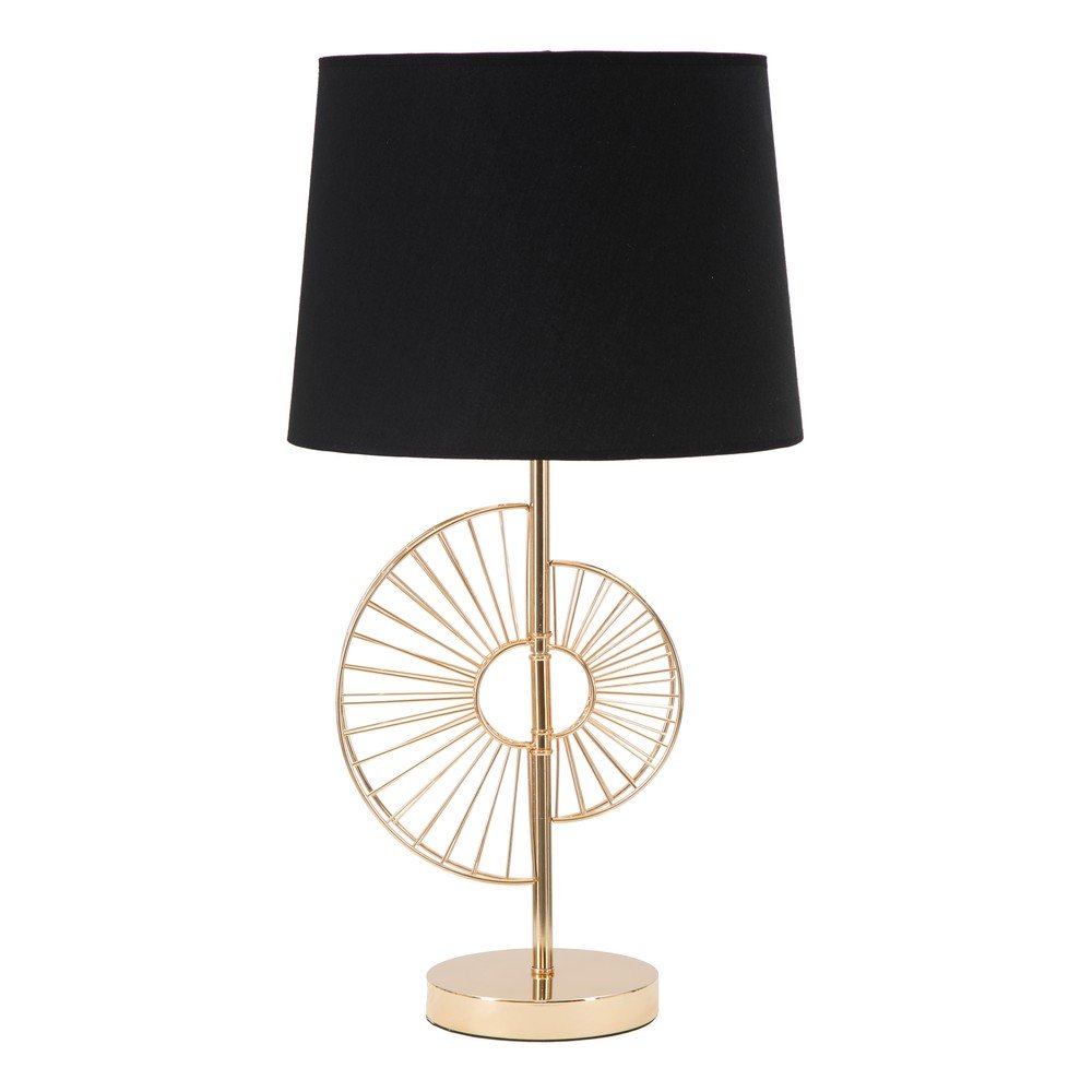 Stolní lampa v černo-zlaté barvě Mauro Ferretti Glam Half, výška 61 cm v:1319470