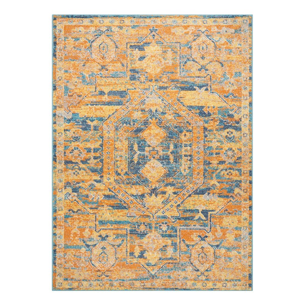 Koberec Nourison Passion Teal Sun, 221 x 160 cm v:984716