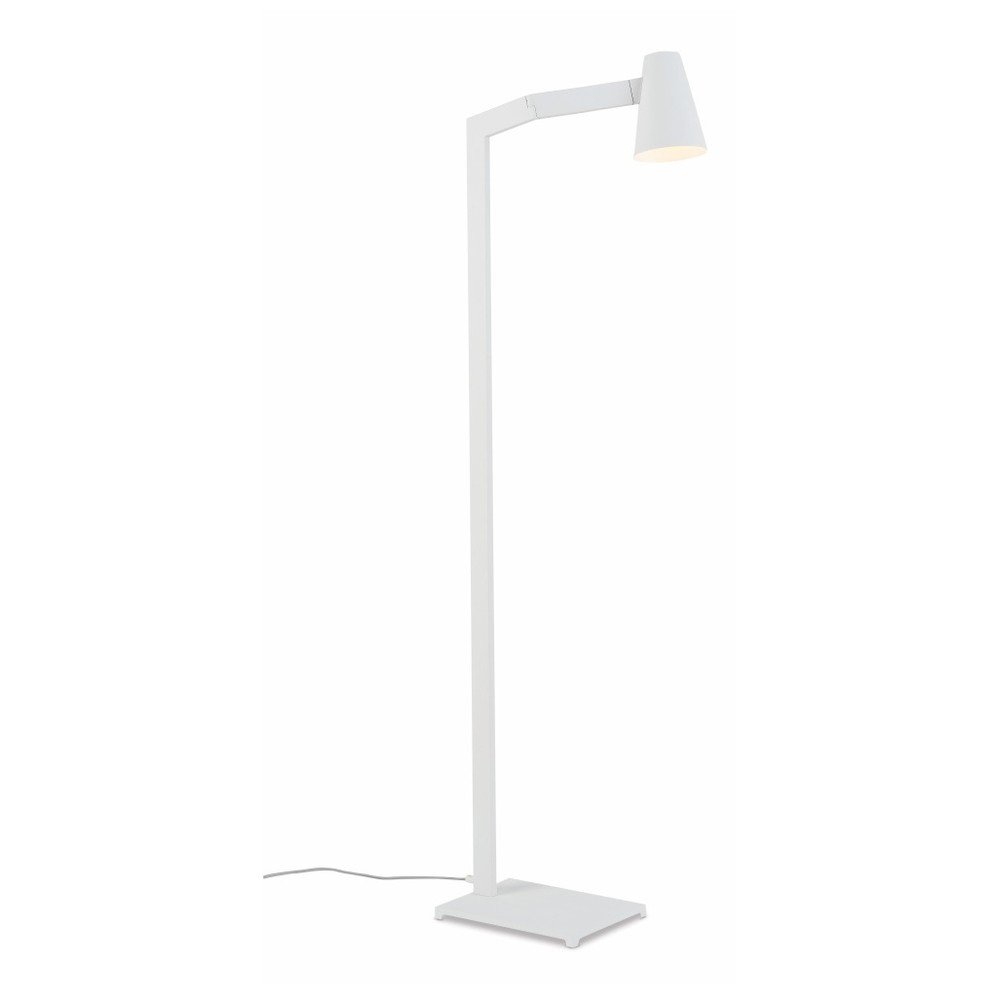 Bílá stojací lampa s kovovým stínidlem Biarritz – it's about RoMi v:926698
