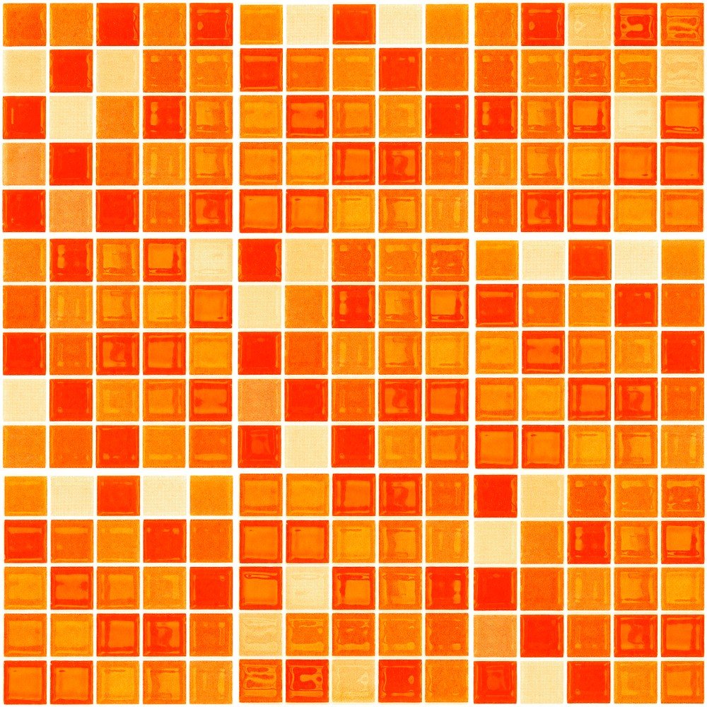 Sada 9 dekorativních samolepek na stěnu Ambiance Mosaics, 15 x 15 cm v:1073590