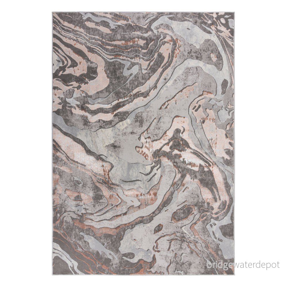 Šedo-béžový koberec 120x170 cm Marbled – Flair Rugs v:1446544