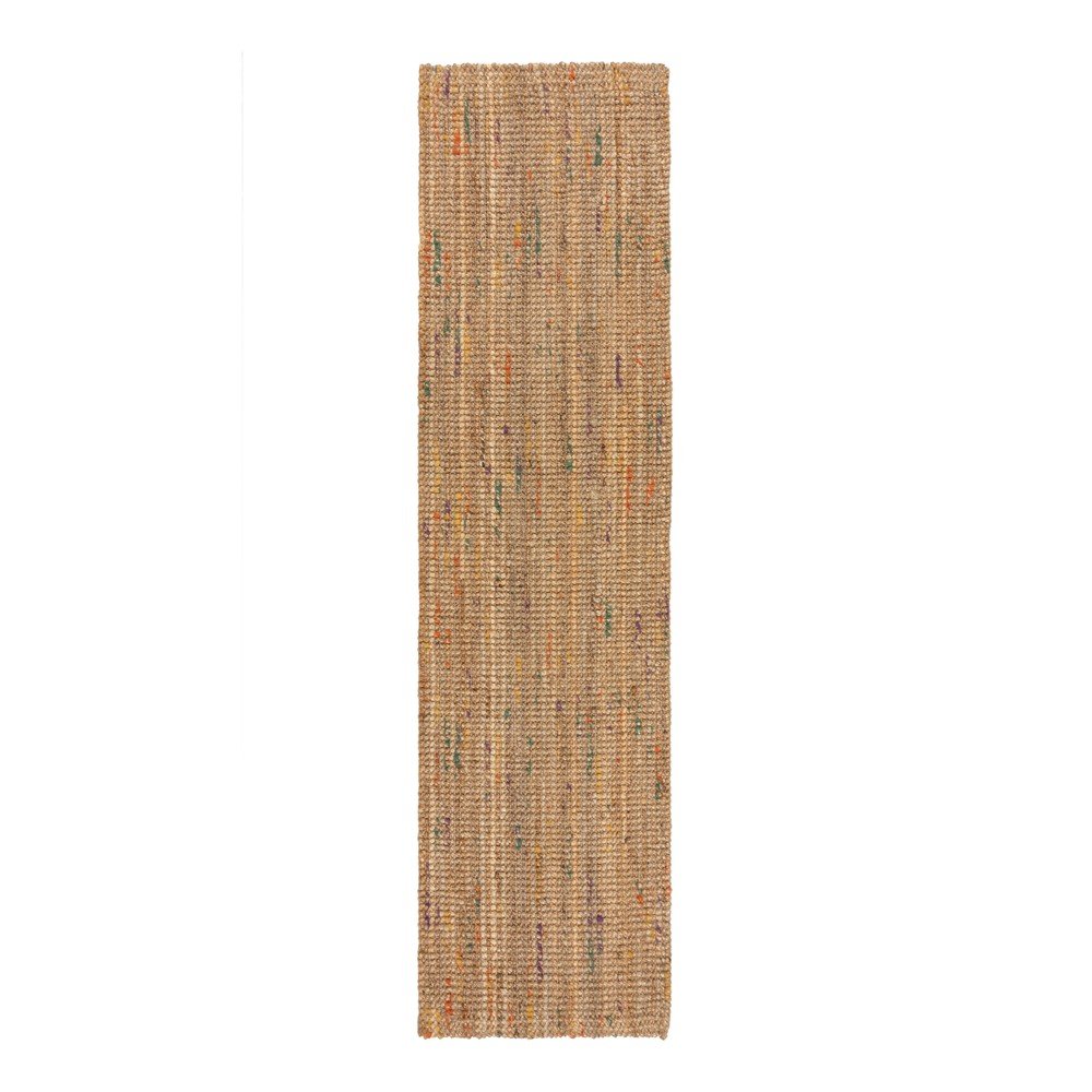 Ručně tkaný jutový běhoun v přírodní barvě 60x300 cm Jute Boucle Multi – Flair Rugs v:1726304