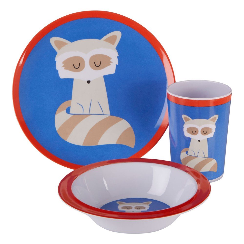 3dílný jídelní set pro děti s motivem mývala Premier Housewares v:994264 3dílný jídelní set pro děti s motivem mývala Premier Housewares v:994264