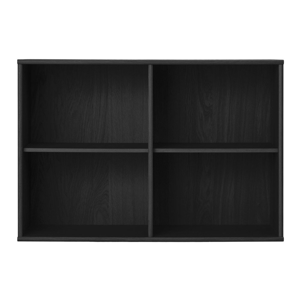 Černá závěsná knihovna v dekoru jasanu 89x61 cm Mistral – Hammel Furniture v:1669494
