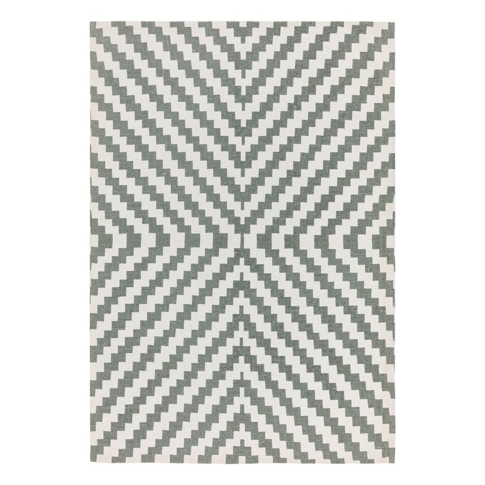 Šedo-bílý koberec Asiatic Carpets Geo, 120 x 170 cm v:1334494
