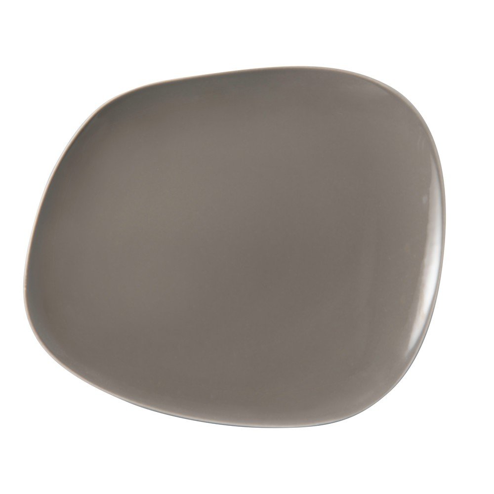 Šedý porcelánový talíř Villeroy & Boch Like Organic, 27 cm v:1431443