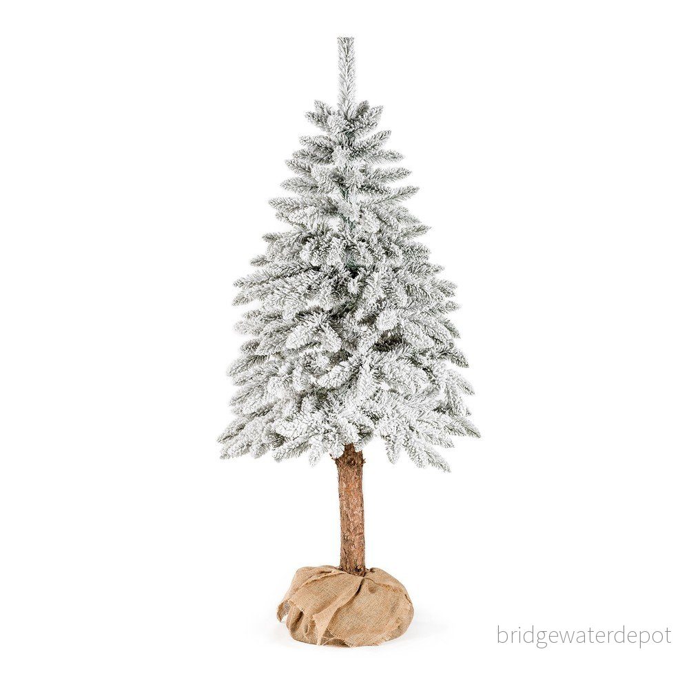 Umělý vánoční stromeček DecoKing Cecilia white on a stump, 1,8 m v:1366889