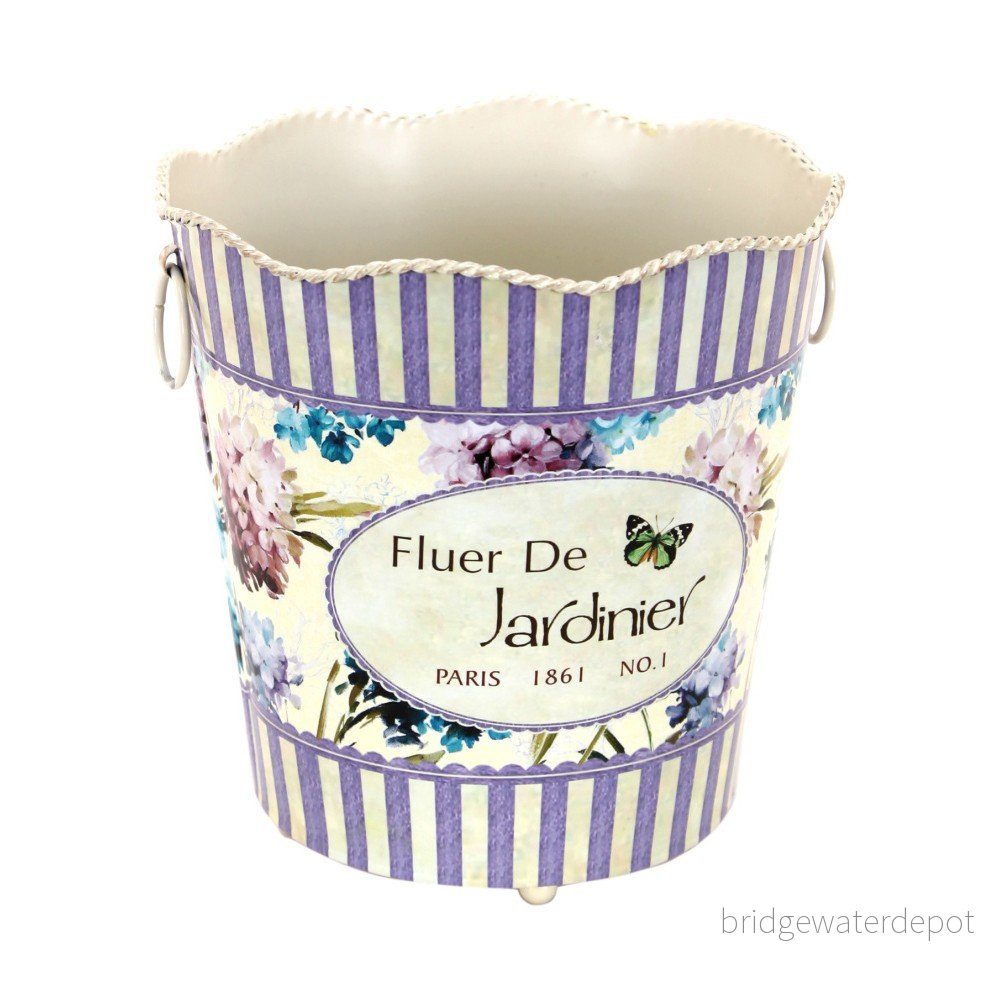 Plechový květináč Soho And Deco Jardinier, ⌀ 22 cm v:824574