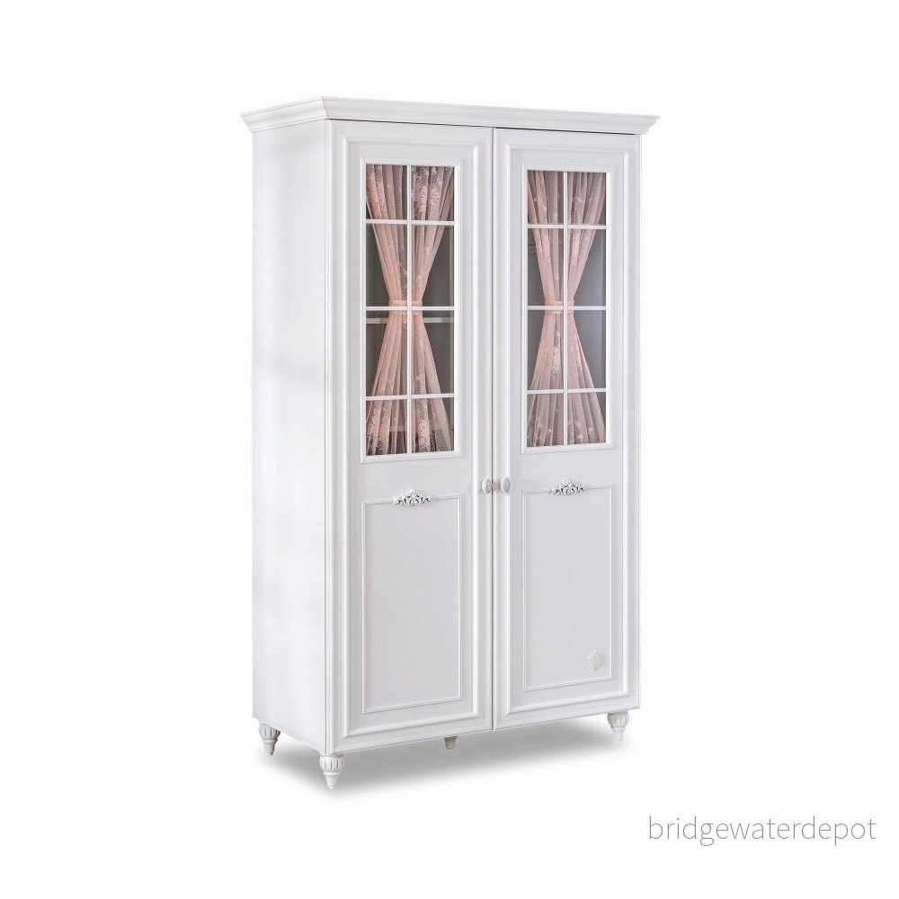 Bílá šatní skříň Romantica 2 Door Wardrobe With Window v:1207858