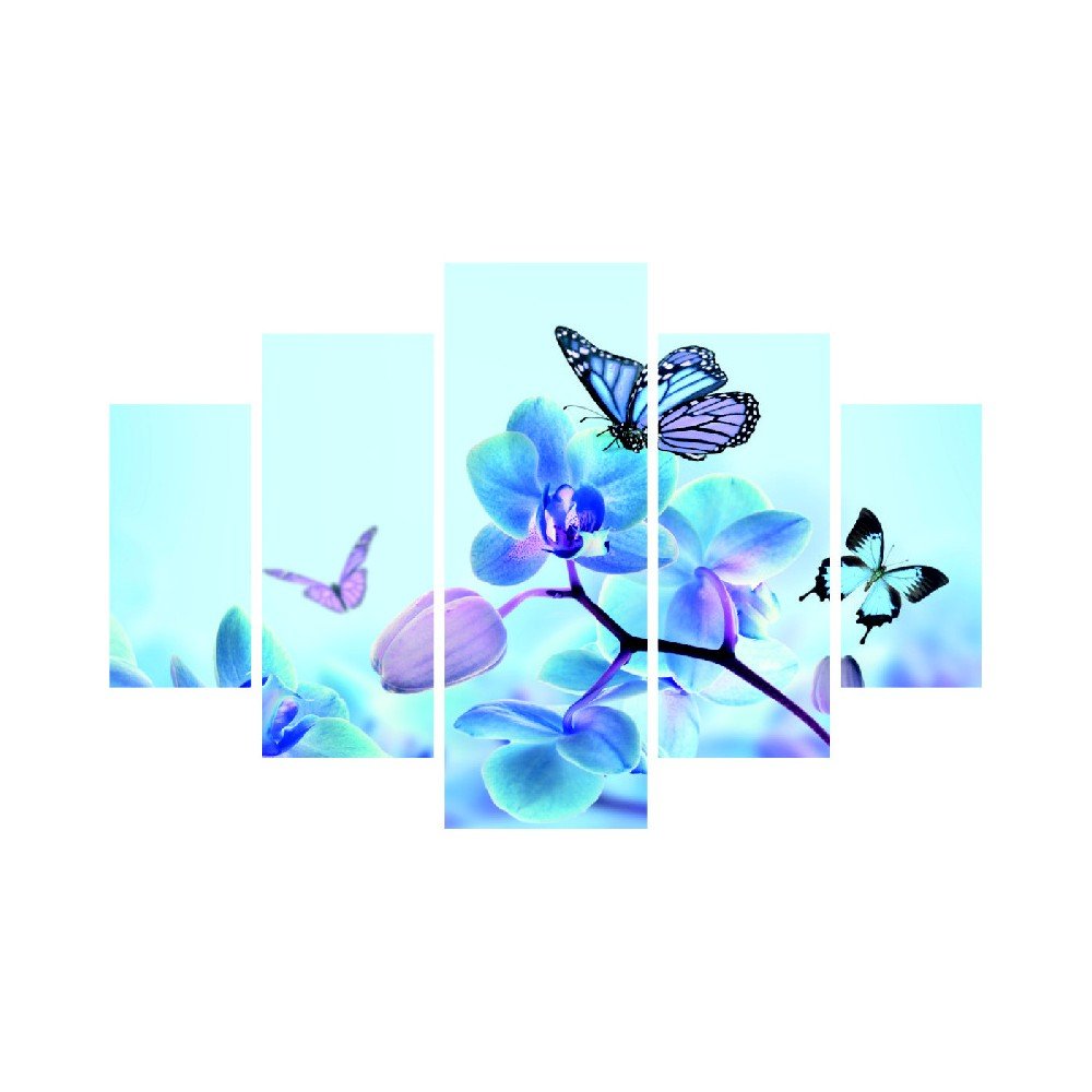 Vícedílný obraz Sakura And Butterfly, 92 x 56 cm v:1204264