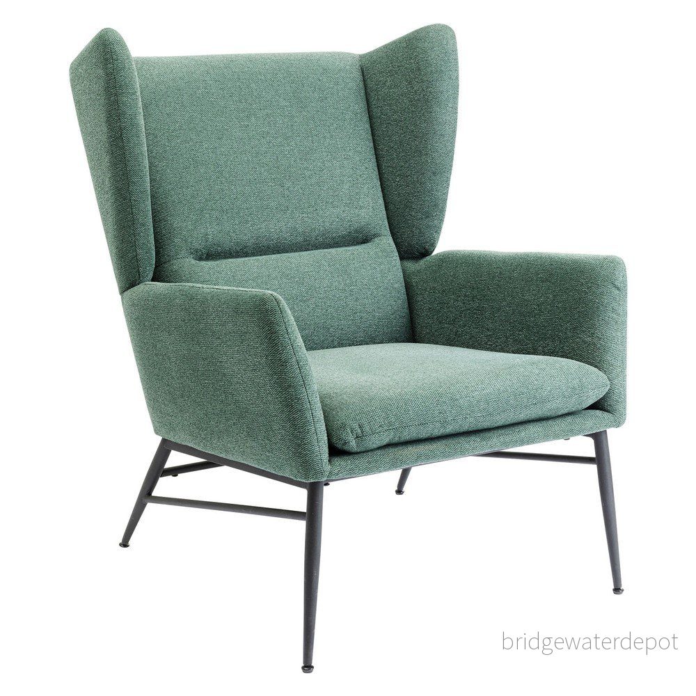 Tyrkysově zelené křeslo Kare Design Atlanta v:1363429