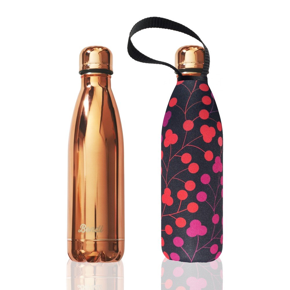 Cestovní termolahev v barvě růžového zlata z nerezové oceli s obalem BBBYO Bondi, 750 ml v:1255644