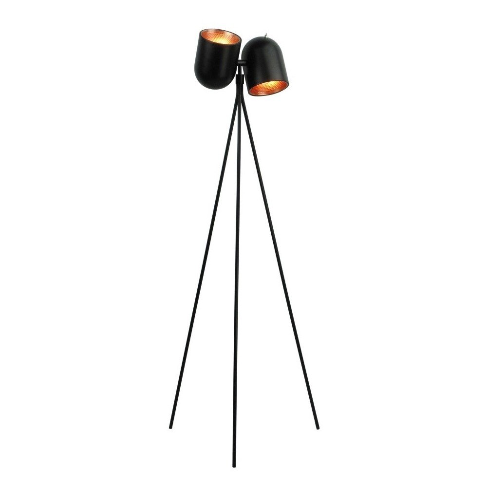 Černá stojací lampa Design Twist Dang v:1011538