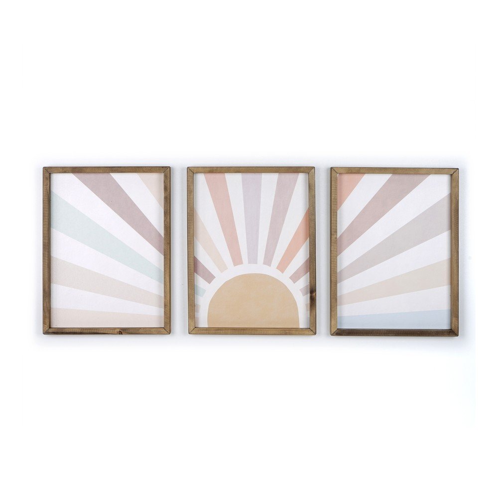 Sada 3 obrazů Kate Louise Sunrise, 36 x 48 cm v:1410477