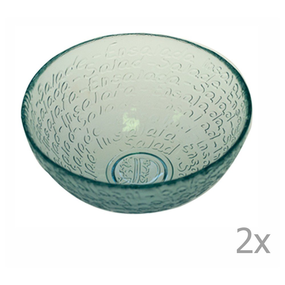 Sada 2 skleněných mís Ego Dekor Mediterraneo, ⌀ 18 cm v:1307384