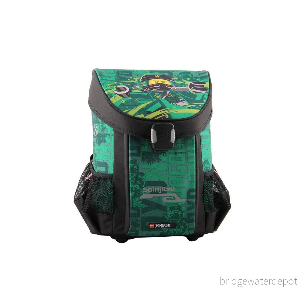 Zeleno-černá školní aktovka LEGO® Ninjago Energy Easy v:1297004