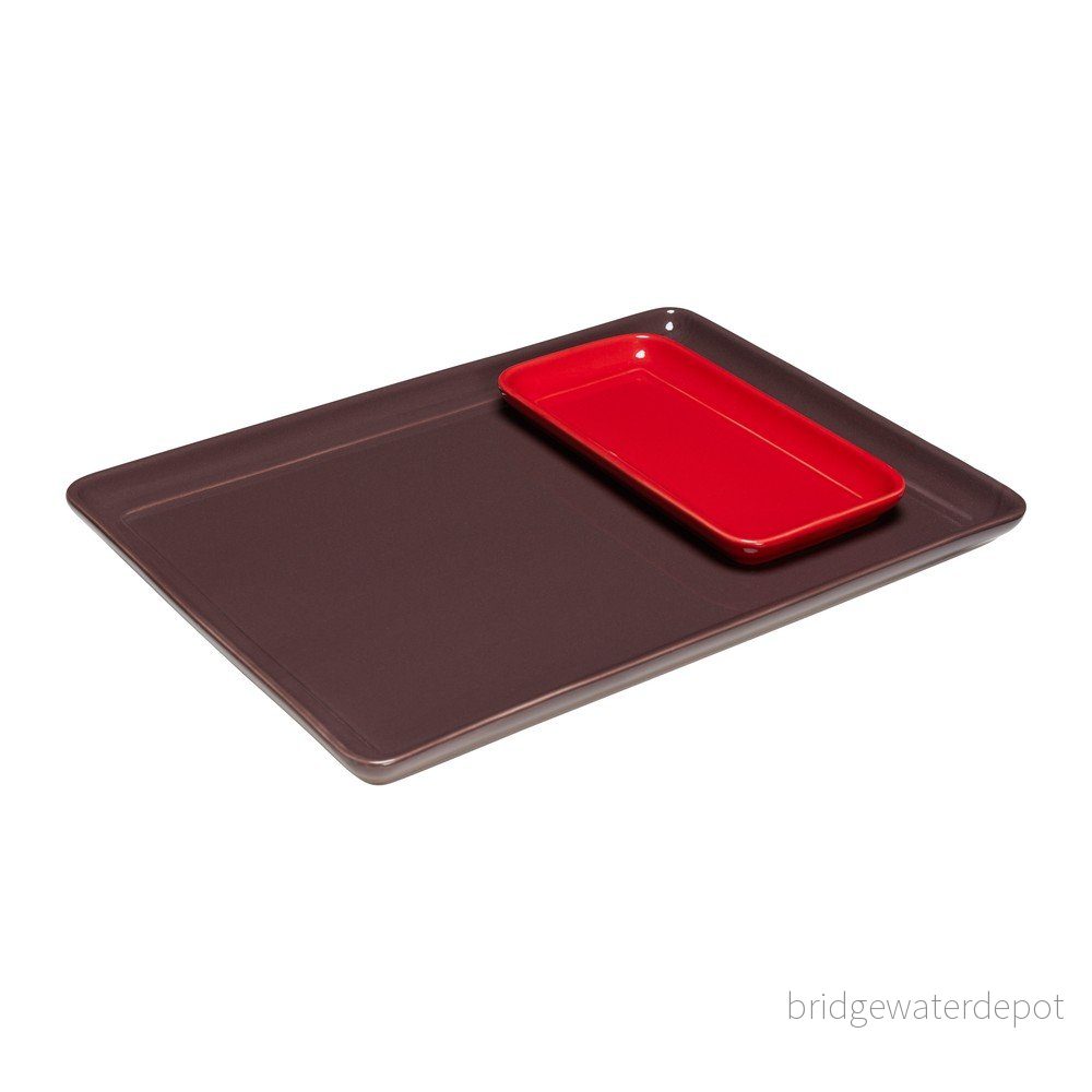 Keramické dekorační tácy v sadě 2 ks 35x26 cm Amare – Hübsch v:1727250